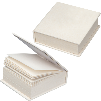 Picture of NOTE PAD MADE FROM RECYCLED MILK CARTON in Beige.