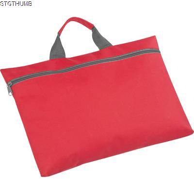 Picture of NYLON DOCUMENT BAG in Red