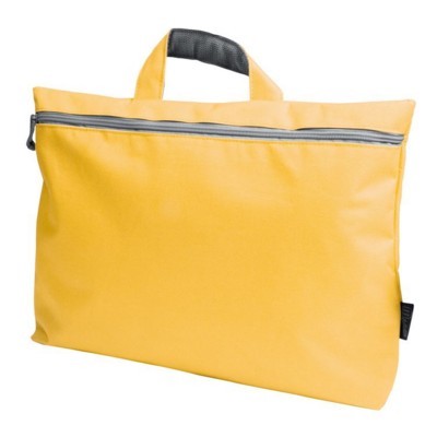 Picture of NYLON DOCUMENT BAG in Yellow