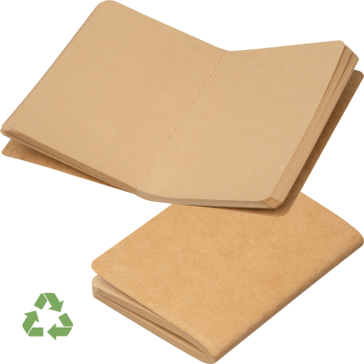 Picture of B7 NOTE BOOK MADE FROM RECYCLED PAPER in Beige 