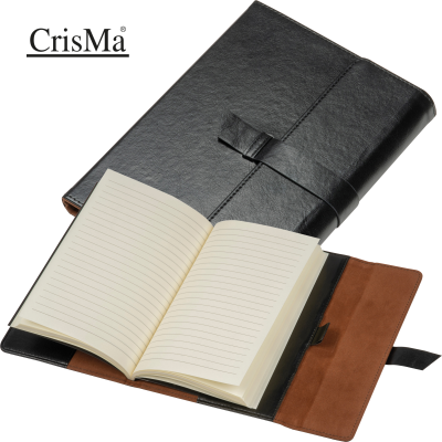 Picture of CRISMA NOTE BOOK A5 with Lined Pages in Black 