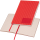 Picture of A5 PU SOFT COVER NOTE BOOK in Red 