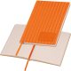 Picture of A5 PU SOFT COVER NOTE BOOK in Orange 