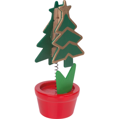 Picture of MEMO HOLDER in Christmas Tree Design Angela in Multicolored