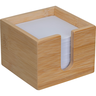 Picture of BAMBOO NOTE BOX NATALINA in Beige