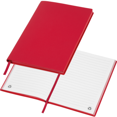 Picture of A5 NOTE BOOK MADE OF SOFT PU HENRI in Red