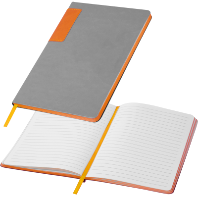 Picture of NOTE BOOK with Colour Edges Evan in Orange