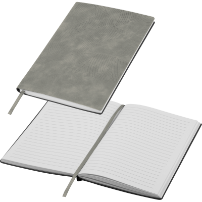 Picture of A5 NOTE BOOK with Soft Cover Beth in Silvergrey