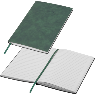 Picture of A5 NOTE BOOK with Soft Cover Beth in Dark Green