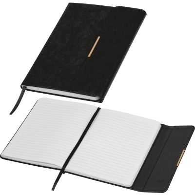 Picture of A5 NOTE BOOK with Magnetic Closure Joseph in Black