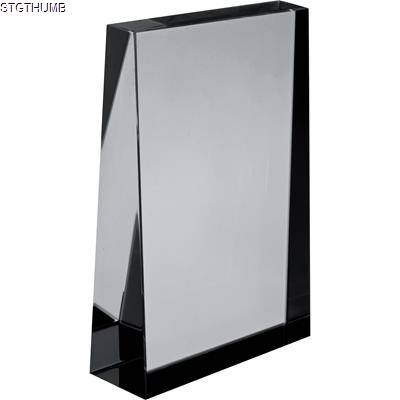 Picture of GLASS CUBE AWARD with Tapered Top.