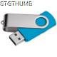 Picture of USB STICK MODEL 3 in Light Blue