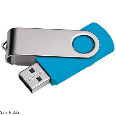 Picture of USB STICK MODEL 3 in Light Blue.