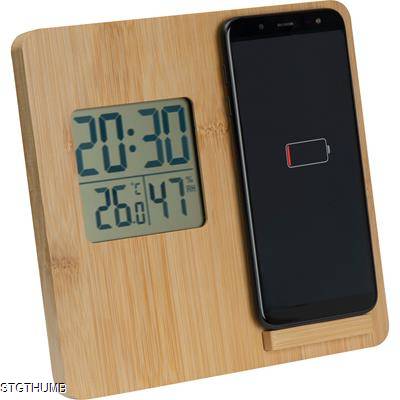 Picture of BAMBOO WEATHER STATION in Beige.