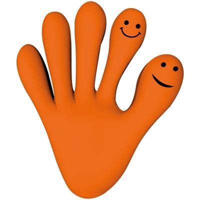 Picture of CLICK HANDS INSERT FOR CALCULATOR in Orange