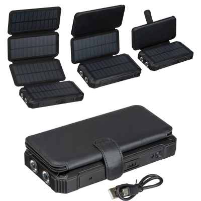 Picture of SOLAR POWER BANK 20,000 MAH in Black