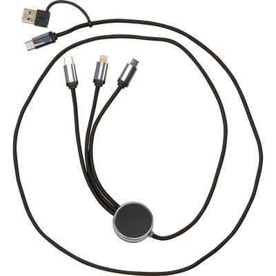 Picture of CHARGER CABLE with a Light Function in Black 