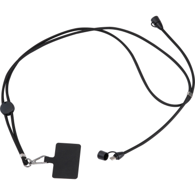 Picture of TYPE-C CHARGER CABLE LANYARD in Black 
