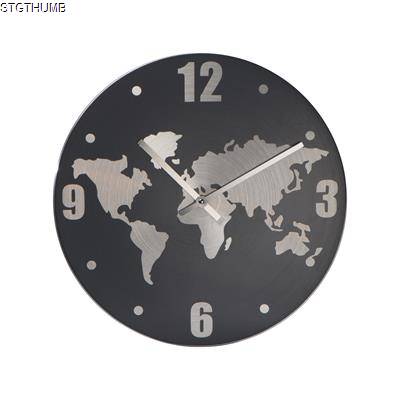 Picture of ALUMINIUM WALL CLOCK in Silvergrey