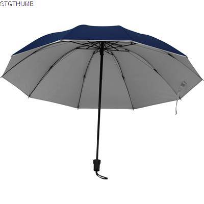 Picture of UMBRELLA with Silver Inside in Darkblue