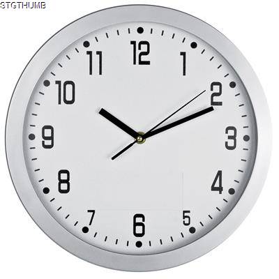 Picture of CRISMA ROUND WALL CLOCK in White.