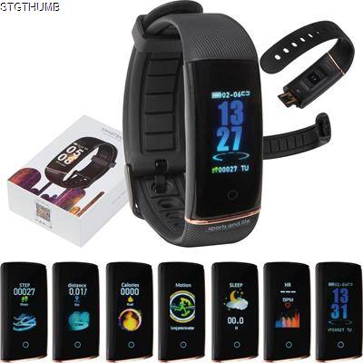 Picture of SMART FITNESS BRACELET in Black.