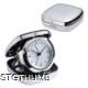 Picture of TRAVEL ALARM CLOCK in Polished Silver Chrome Box