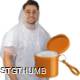 Picture of RAIN PONCHO with Portable Can in Orange