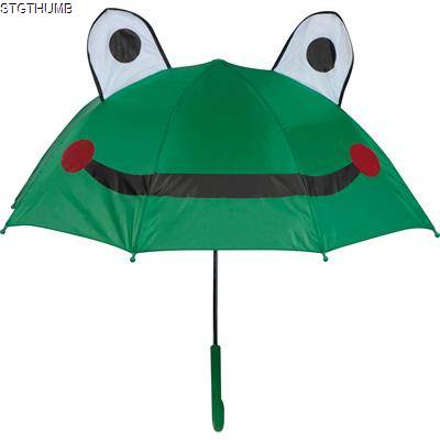 Picture of CHILDRENS UMBRELLA in Green.