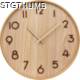 Picture of WOOD WALL CLOCK in Beige