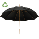 Picture of STICK UMBRELLA with Bamboo Handle in Black 