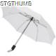 Picture of MINI TELESCOPIC AUTOMATIC UMBRELLA in White