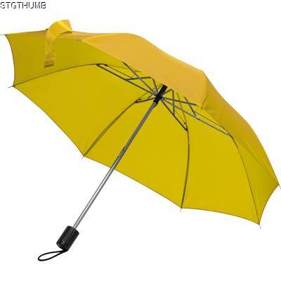 Picture of MINI TELESCOPIC AUTOMATIC UMBRELLA in Yellow.