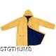 Picture of BICOLOUR XL PVC REVERSIBLE RAIN COAT in Blue & Yellow