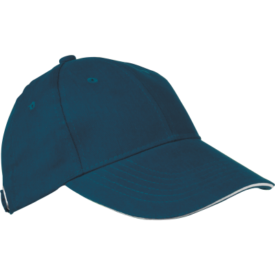 Picture of 6-PANEL SANDWICH BASEBALL CAP in Turquoise 