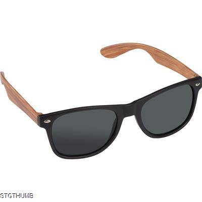 Picture of SUNGLASSES with Wooden-look Temples.