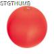 Picture of INFLATABLE BEACH BALL in Translucent Red
