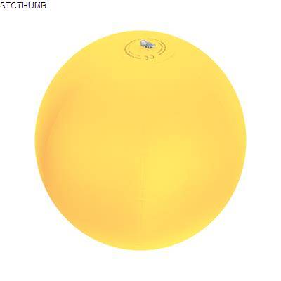 Picture of INFLATABLE BEACH BALL in Translucent Yellow.