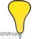 Picture of FOLDING FAN in Yellow