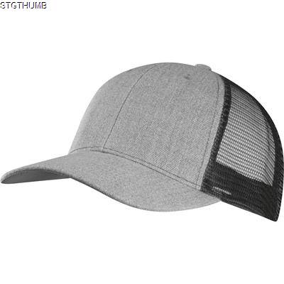 Picture of BASEBALL CAP with Net in Black.