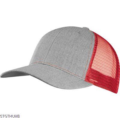 Picture of BASEBALL CAP with Net in Red