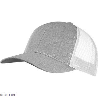 Picture of BASEBALL CAP with Net in White.