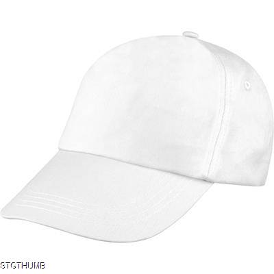 Picture of 5-PANEL CLASSIC BASEBALL CAP in White.