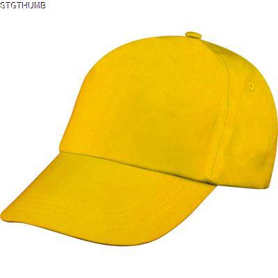 Picture of 5-PANEL CLASSIC BASEBALL CAP in Yellow.