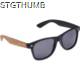 Picture of SUNGLASSES with Cork Covered Temples in Beige