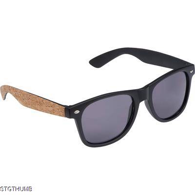 Picture of SUNGLASSES with Cork Covered Temples in Beige