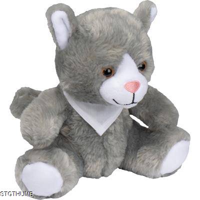 Picture of PLUSH TOY CAT in Silvergrey.