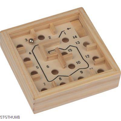 Picture of PUZZEL WOOD LABYRINTH in Beige.