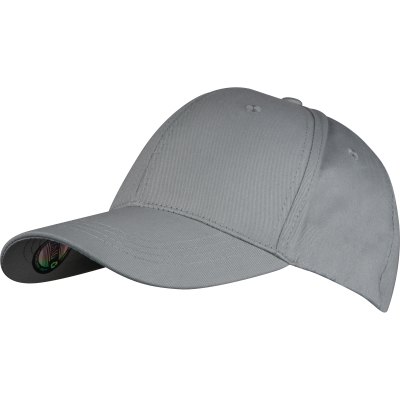 Picture of CRISMA BASEBALL CAP MADE FROM RECYCLED COTTON in Silvergrey.
