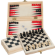 Picture of BACKGAMMON - CHESS - DRAUGHTS GAME in Beige 